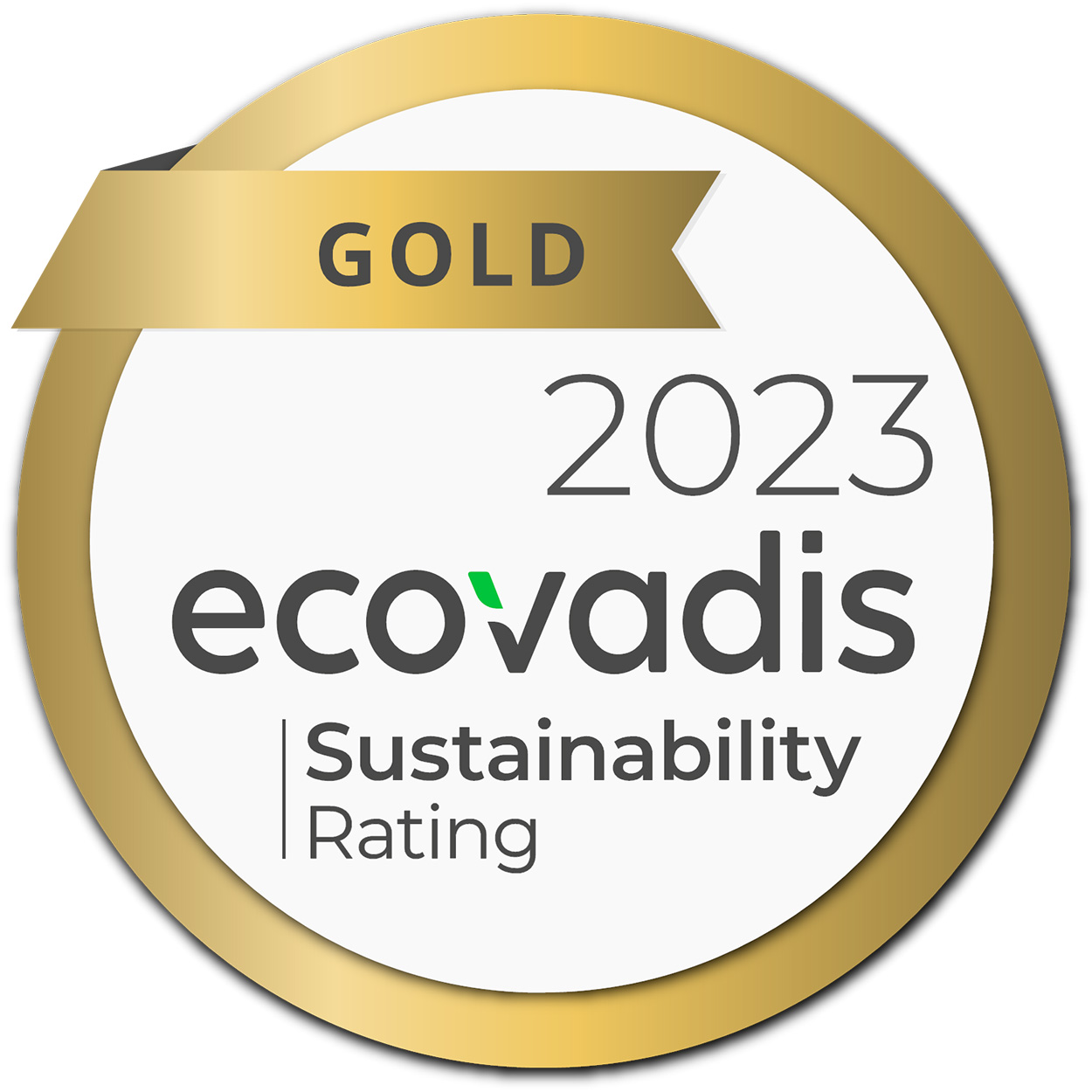 Gold medal Ecovadis 2023